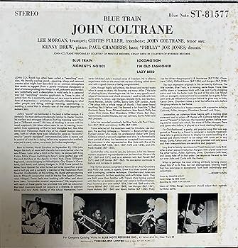 洋楽 BLUE TRAIN john coltrane BLP 1577 John Coltrane – Blue Train – Vinyl (180 Gram, LP, Album + 3